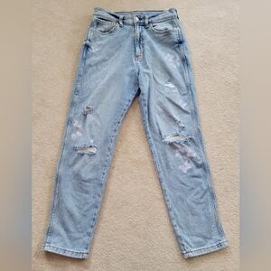 Arizona Highest Rise Curvy Mom Jeans Sz 11 Butterflies
